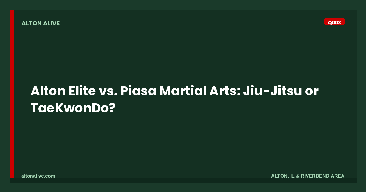 Alton Elite vs. Piasa Martial Arts
