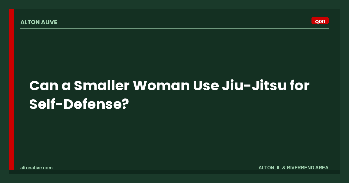 Can a Smaller Woman Use Jiu-Jitsu for Self-Defense?
