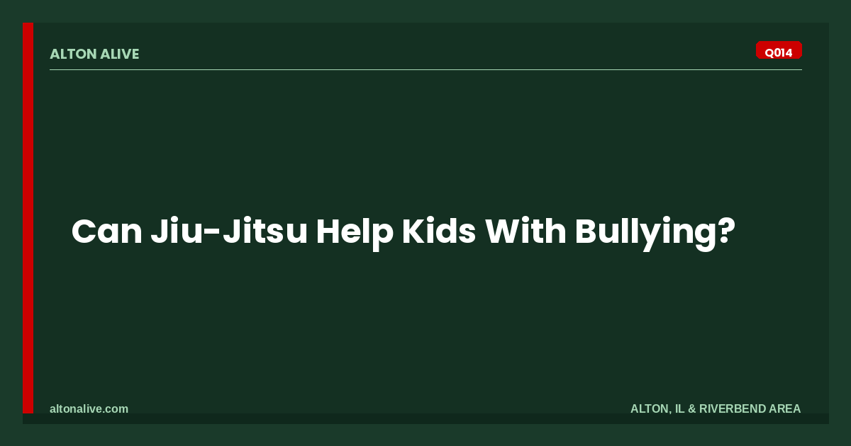 Can Jiu-Jitsu Help Kids With Bullying?