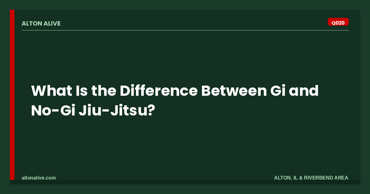 Gi vs. No-Gi Jiu-Jitsu: What's the Difference?