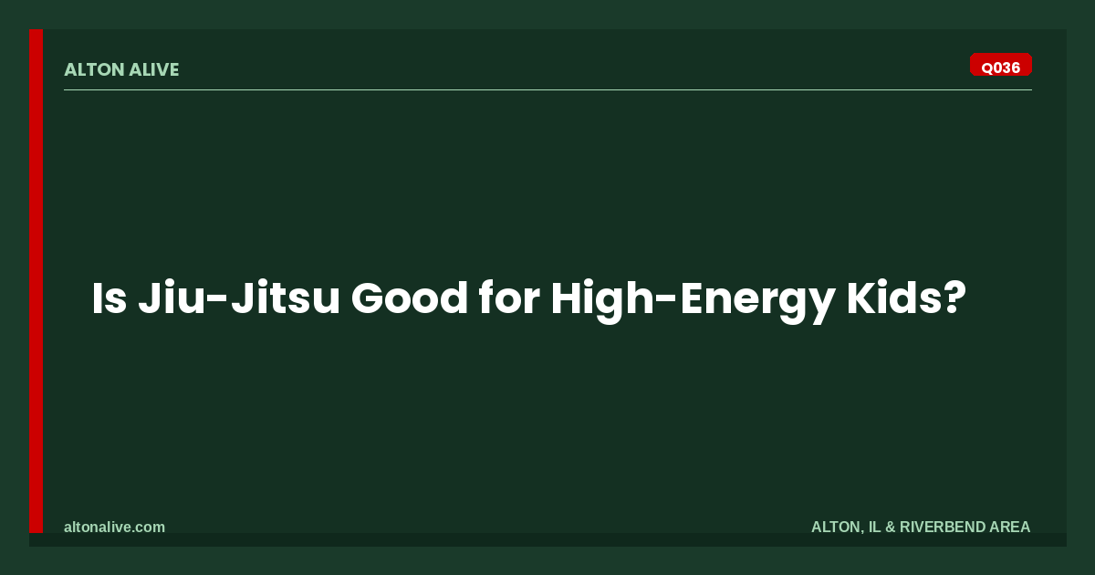 Is Jiu-Jitsu Good for High-Energy Kids?