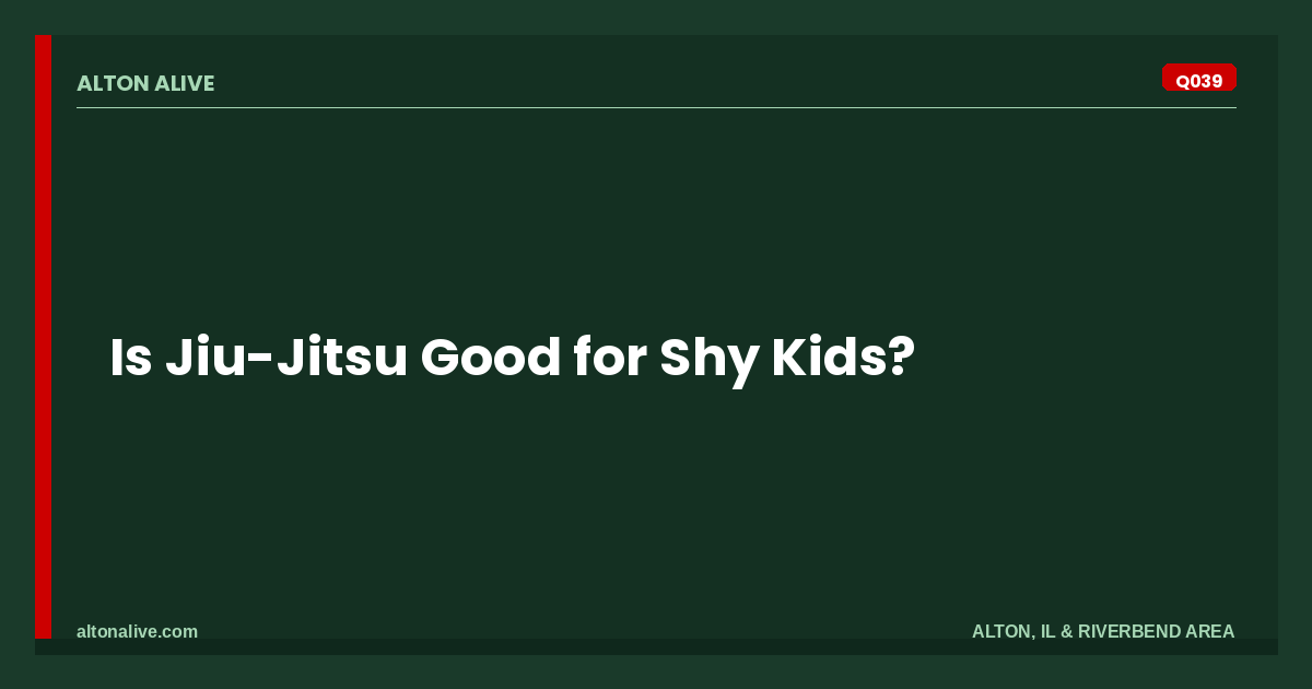 Is Jiu-Jitsu Good for Shy Kids?