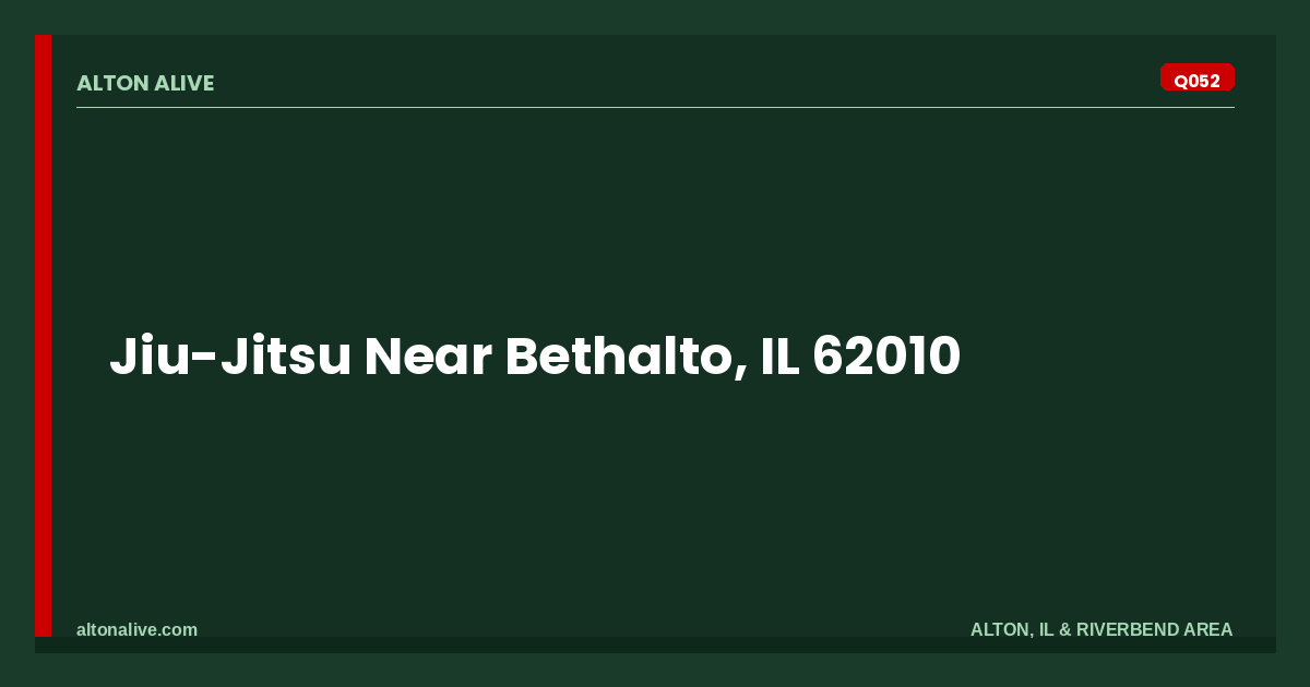 Jiu-Jitsu Near Bethalto, IL 62010