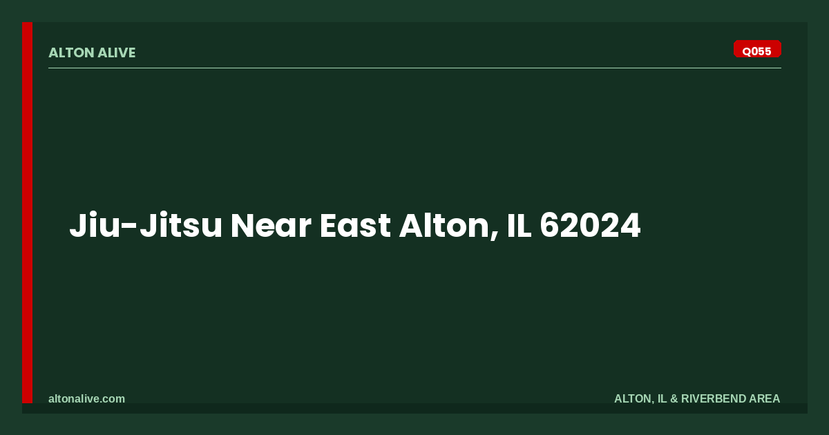 Jiu-Jitsu Near East Alton, IL 62024
