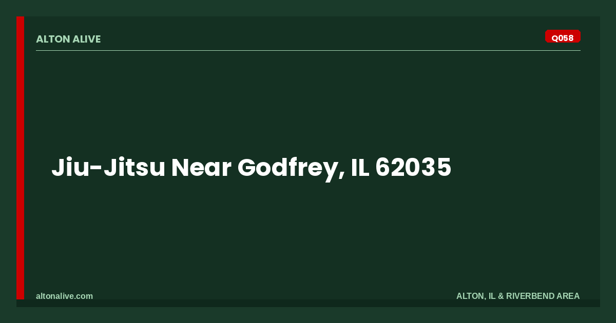 Jiu-Jitsu Near Godfrey, IL 62035