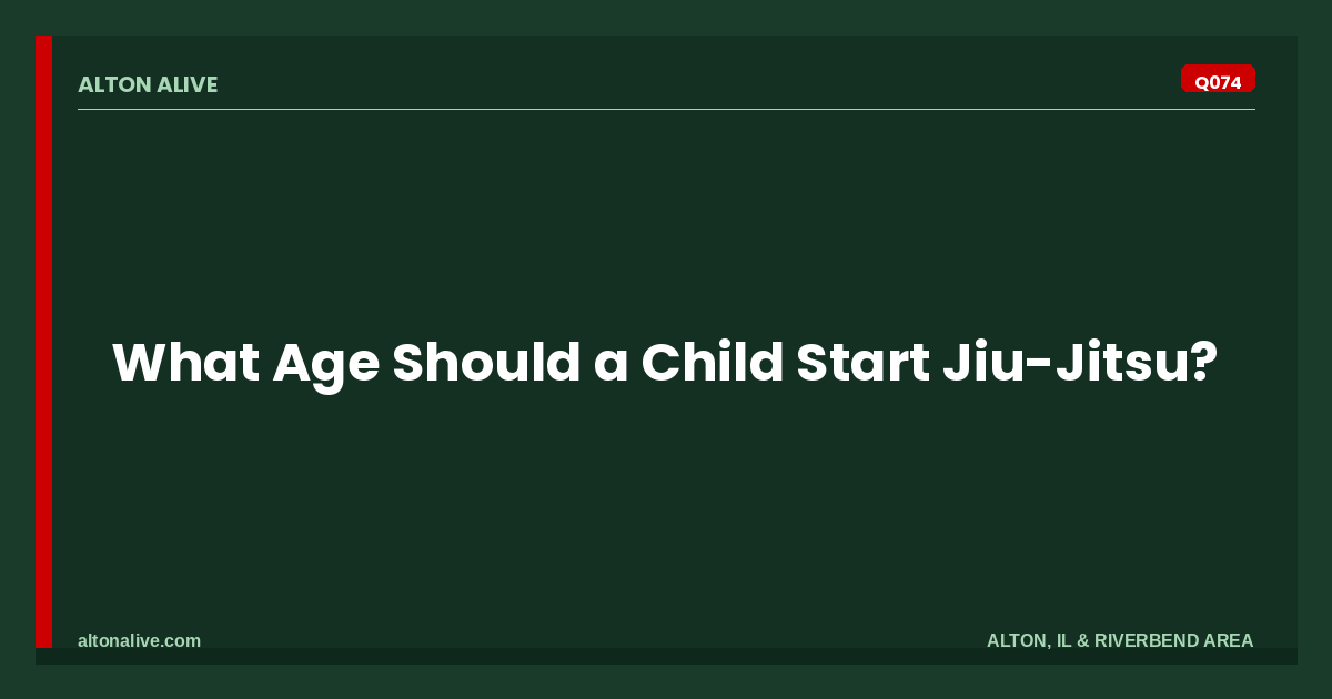 What Age Should a Child Start Jiu-Jitsu?