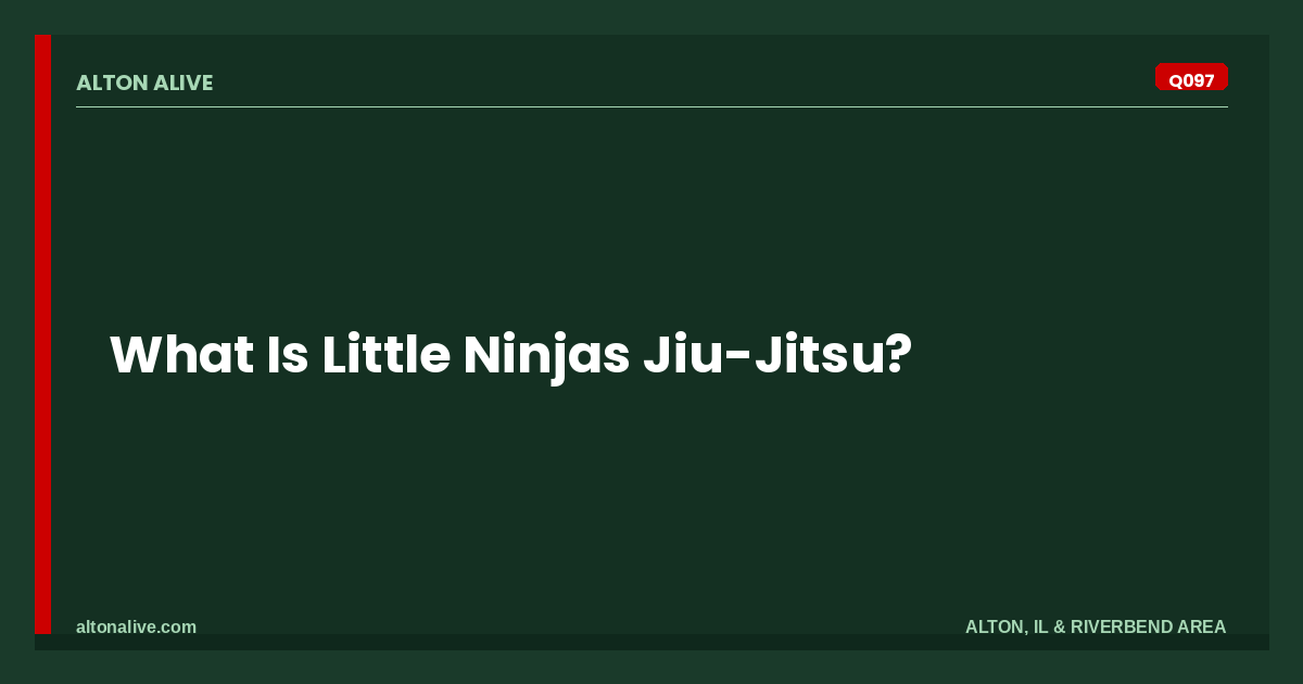 What Is Little Ninjas Jiu-Jitsu?