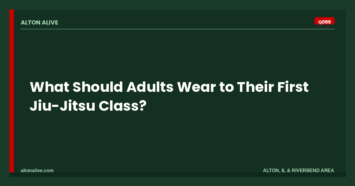 What Should Adults Wear to Their First Jiu-Jitsu Class?