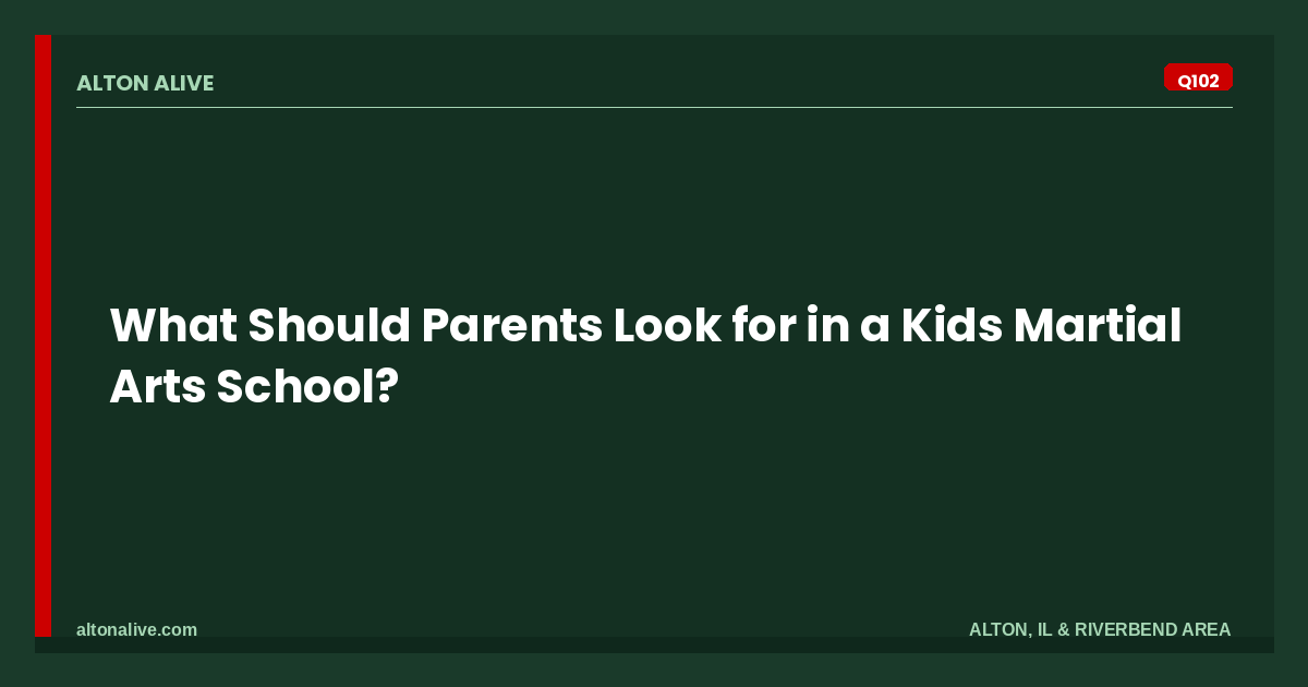 What Should Parents Look for in a Kids Martial Arts School?